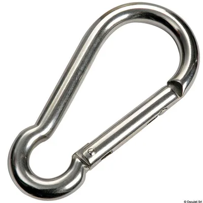 Produktbild von Karabinerhaken ohne Bolzen AISI 316 8 mm , 10 Stück