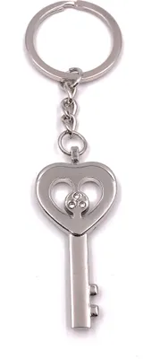 Produktbild von Onwomania Schlüsselanhänger Schlüssel mit Kristallen Metall Anhänger Charm