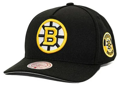 Produktbild von Kappe Mitchell & Ness - Boston Bruins - Double Clutch Pro Snapback - Black