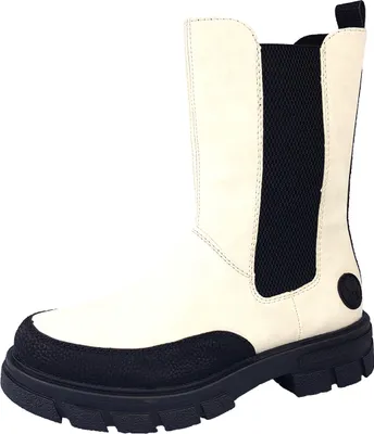 Produktbild von Rieker Damenschuhe Stiefeletten Schlupfstiefel Stiefel Weiß Freizeit, Schuhgröße:37 EU