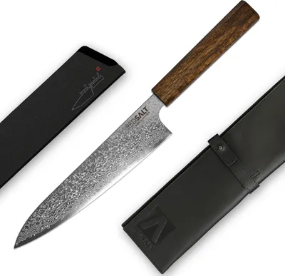 Produktbild von GYUTO 牛刀 20cm SPG2 Damaststahl Chefmesser handgefertigt in Japan | HRC 62+ Profi Kochmesser 65 Lagen Sushi Chef Messer Küchenmesser Fleischmesser