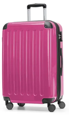 Produktbild von HAUPTSTADTKOFFER - Alex - Hartschalen-Koffer mit Erweiterung Reisekoffer Hardcase Check-In Luggage 15-20 kg, expandable Trolley glossy 65 cm, 74 L,Magenta