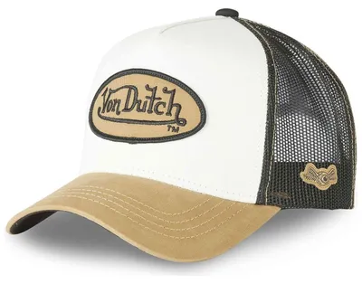 Produktbild von Von Dutch Trucker Cap CLA brown/white/black