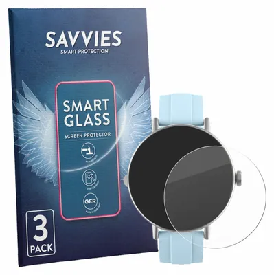Produktbild von 3x Savvies Schutzglas Folie für Gydom DR05 9H Panzer Schutzfolie Glas Displayschutz klar transparent
