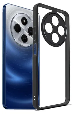 Produktbild von Für Xiaomi Redmi 14C 4G Frosted TPU + Transparent PC Schutz Hülle Cover Schwarz