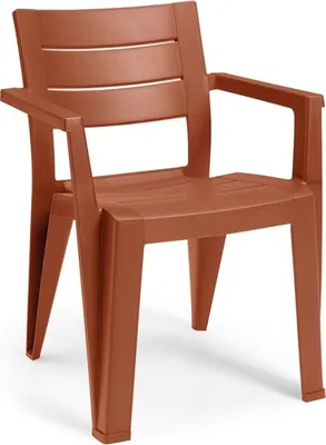 Obrázek produktu pro Zahradní židle Keter Julie - 61,5 x 58,5 x 79 cm - oranžová