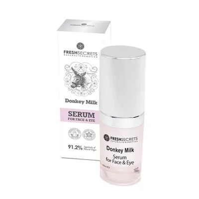 Produktbild von Fresh Secrets Gesichts- und Augenserum, Eselsmilch, 15 ml