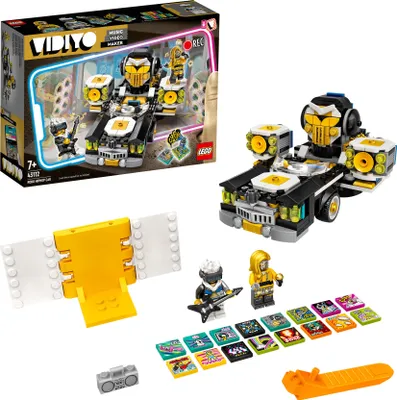 Produktbild von LEGO 43112 VIDIYO Robo HipHop Car BeatBox Music Video Maker, Musik Spielzeug Set für Kinder mit AR App