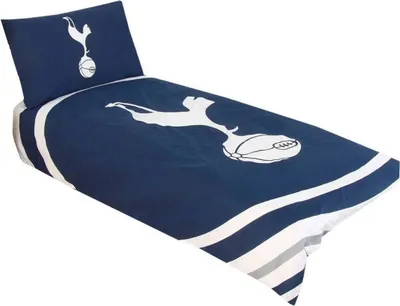 Obrázek produktu pro Tottenham Hotspur FC - Sada ložního prádla "Pulse" BS4411 (jednolůžko) (námořnická modrá/bílá)