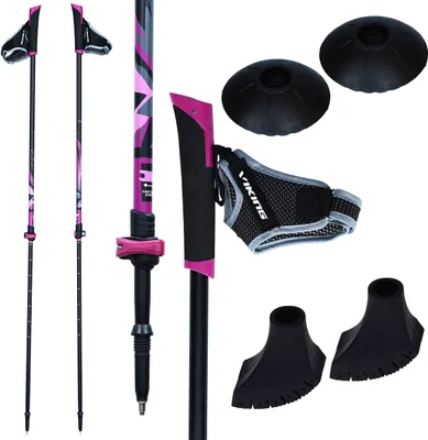 Obrázek produktu pro Viking Uppsala Black/Light Purple 83 - 135 cm Hole na Nordic Walking