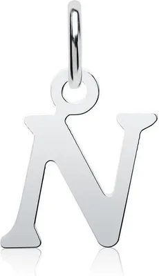 Produktbild von Unique Kettenanhänger "N" 925er Silber Buchstabenanhänger SP0905