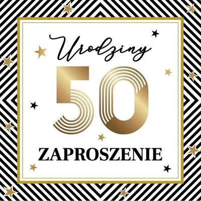 Immagine prodotto di Inviti di compleanno con decorazioni dorate e goffrature