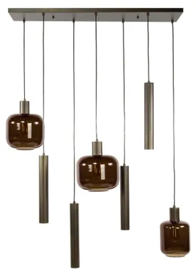 Immagine prodotto di Lampada da soffitto FURNLUX Bronza Bronze 105 cm / Colore principale: marrone / Dimensioni: 105 x 150 x 35 cm