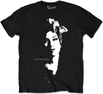 Produktbild von Amy Winehouse Scarf Portrait Black S T-Shirt