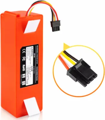 Image de 14,4 V 5200 mAh Li-Ion Batterie de rechange pour Xiaomi Robot Roborock S50 S51 S55 Accessoires Pièces de rechange