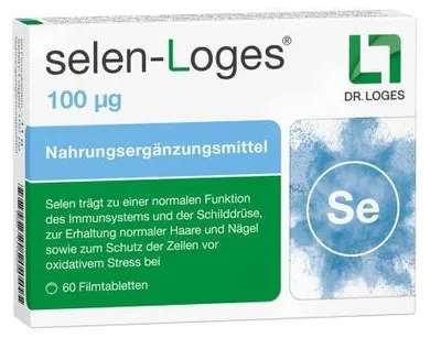 Image de Selenium-Loges 100 μg comprimés pelliculés 60 pcs