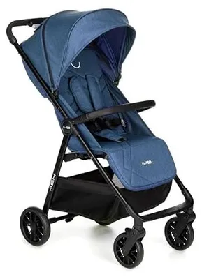 Imagen del producto de Cochecito ligero de 5,3 kg, compacto, plegable, con respaldo de múltiples posiciones, capota XXL, apto para niños a partir de 6 meses hasta 22 kg, color azul