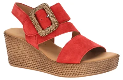 Produktbild von Gabor 84.771 Damen Sandalette - Riemchen Sandalen rot NEU