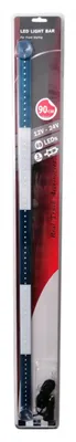 Obrázek produktu pro Osvětlený LED pásek 90 cm, 69 LED diod, 12 V – 24 V, modro-bílý, GR, Řecko, vlajka