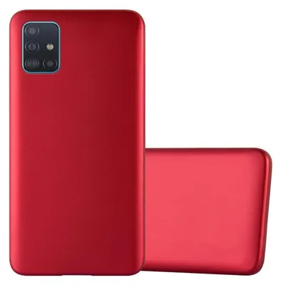 Obrázok produktu pre Cadorabo ochranné puzdro pre Samsung Galaxy A51 5G v červenom puzdre na mobilný telefón TPU silikónový kryt puzdra