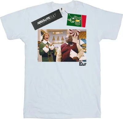 Produktbild von Elf - "Christmas Store Cheer" T-Shirt für Damen BI22177 (XXL) (Weiß)