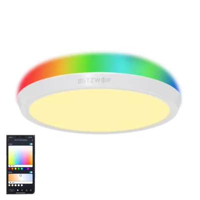 Produktbild von LED Smart Deckenleuchte Hauptlicht RGB Einstellbare Temperatur APP Fernbedienung DIY Szenenmodus