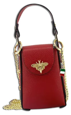 Immagine prodotto di Florence borsa a tracolla in pelle rossa OTF813R