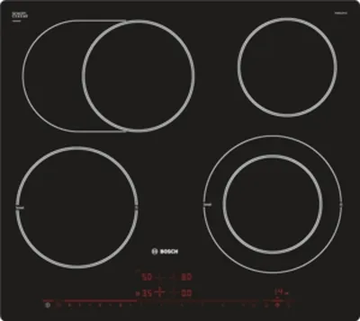 Immagine prodotto di Bosch PKN601DP1D Piano cottura in vetroVetroceramica da 60 cm, da incasso
