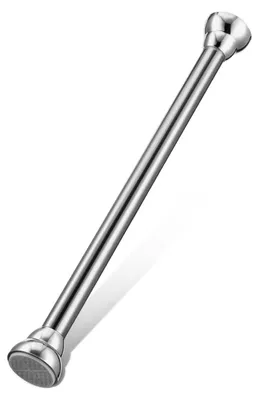 Image de Solidchoice - Barre de rideau réglable, sans perçage, de 120 à 220 cm