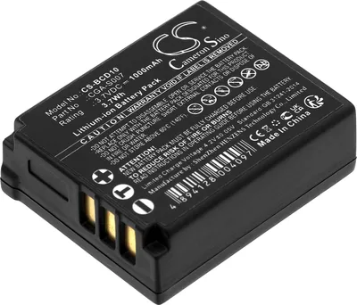 Obrázek produktu pro TECHTEK Baterie kompatibilní s [Panasonic] Lumix DMC-TZ1, Lumix DMC-TZ1-A, Lumix DMC-TZ1-K, Lumix DMC-TZ1-S, Lumix DMC-TZ11, Lumix DMC-TZ11GK, Lumix