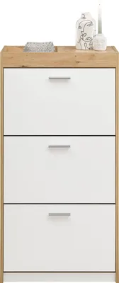 Produktbild von Schuhschrank Paris | 64 x 38 x 126 cm | Weiß
