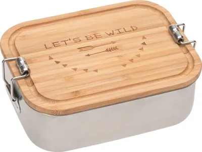 Produktbild von Lässig 17848584 Edelstahl Brotdose Bamboo Adventure