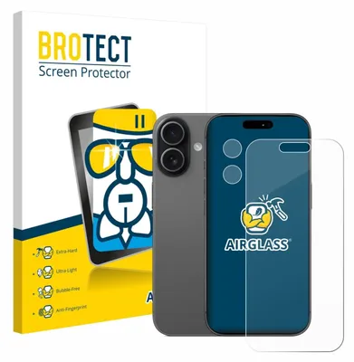 Produktbild von BROTECT Schutzglas für Apple iPhone 17 (Display+Kamera) Schutzfolie Panzer Folie Glas Display Schutz klar