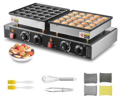 Immagine prodotto di VEVOR, set di 50 mini piastre per pancake, macchina per dorayaki con superficie antiaderente