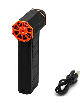 Produktbild von Handgefuehrter Kanal-Turbolader, 130.000 U/min, 52 m/s Windgeschwindigkeit, Jet-Ventilator, 29 mm buerstenloser Motor, Lithium-Violent-Ventilator, tragbarer Autowascher, multifunktionaler Staubblaeser, Tastatur-Reinigungswerkzeug, kompatibel mit Makita-Akkus