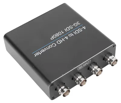 Produktbild von SDI to HD Multimedia Interface Converter 3Gbps Bandwidth 4 Way SDI Converter Adapter Support 1080P Output for Broadcast TV
