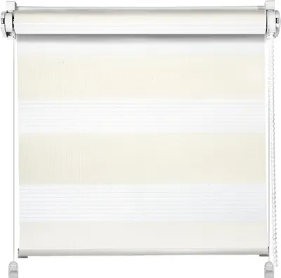 Produktbild von Klemmfix Click Doppelrollo 3 in 1 vanille (BxH 40x150cm)