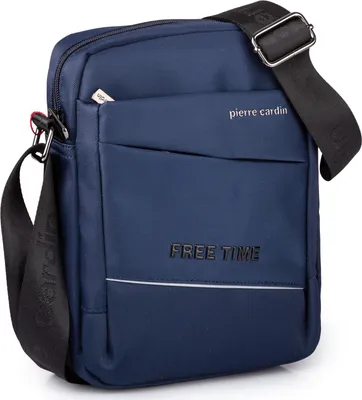 Produktbild von Pierre Cardin Herren Umhängetasche Schultertasche mittlere Alltag Blau