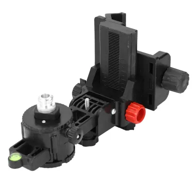 Zdjęcie produktu dla Adapter poziomicy z uchwytem do precyzyjnego strojenia, regulowany wspornik poziomicy 360 stopni, podstawa wspornika poziomicy do precyzyjnego strojenia, magnetyczna obrotowa podstawa w kształcie litery L, narzędzia do pomiaru poziomu, akcesoria do poziomic
