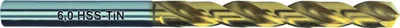 Produktbild von Exact 32556 HSS Metal twist drill bit 5 mm Total length 86 mm cut, TiN DIN 338 Cylinder shank 10 pc(s)
