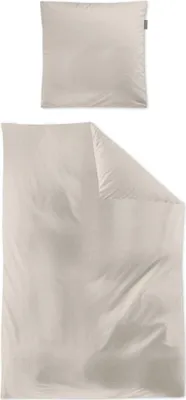 Produktbild von Irisette Lyocell-Satin Bettwäsche-Garnitur Lotus 8521  Farbe natur  155x200+80x80cm