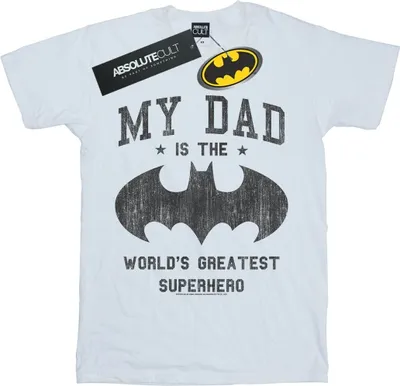 Produktbild von DC Comics - "My Dad Is Batman" T-Shirt für Herren BI14778 (M) (Weiß)