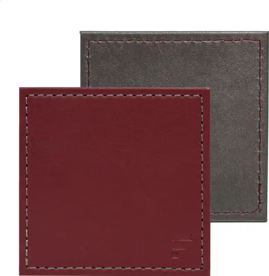 Produktbild von DUO - Untersetzer Burgund/Anthrazit, 4er Set