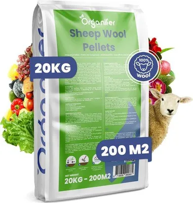 Produktbild von Wollpellets -Dünger (20 kg für 200 m2) - Organifer