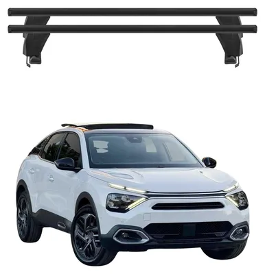 Produktbild von OMAC Menabo Dachträger Grundträger für Citroen C4 III 2020-2023 Alu Schwarz, KI-generiertes Bild