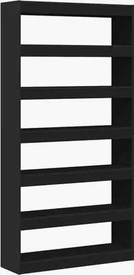 Zdjęcie produktu dla vidaXL Regał czarny 100 x 30 x 198 cm Materiał drewnopochodny