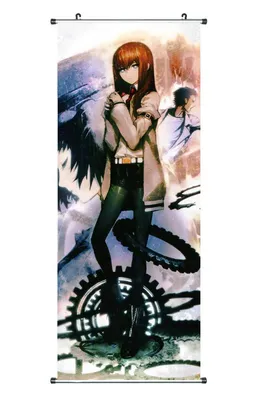 Obrázok produktu pre Obrázok Steins Gate | Kakemono | látka | plagát 100x40cm | motív: Kurisu Makise