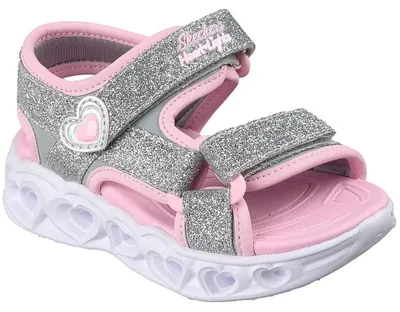 Obrázek produktu pro Skechers S Lights-heart Lights Sandál 303114N-SLPK, dětská obuv