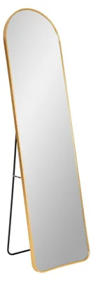 Zdjęcie produktu dla LUSTRO STOJĄCE Madrid ZŁOTE 150 cm glamour OWALNE