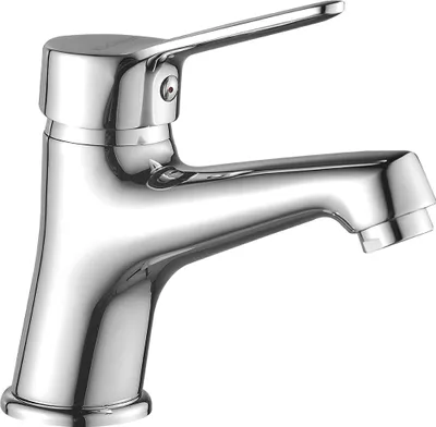 Produktbild von BADLAND Waschtischarmatur Wasserhahn Kleine TIBI Mischbatterie für Badezimmer in Chrom